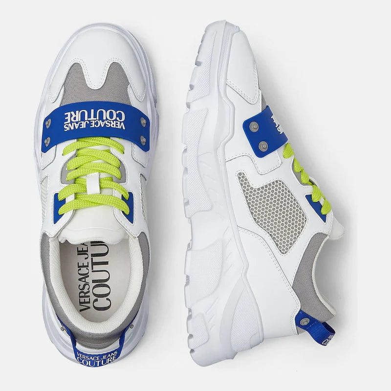 Tênis Versace Masculino Sneaker Branco e Azul - AF